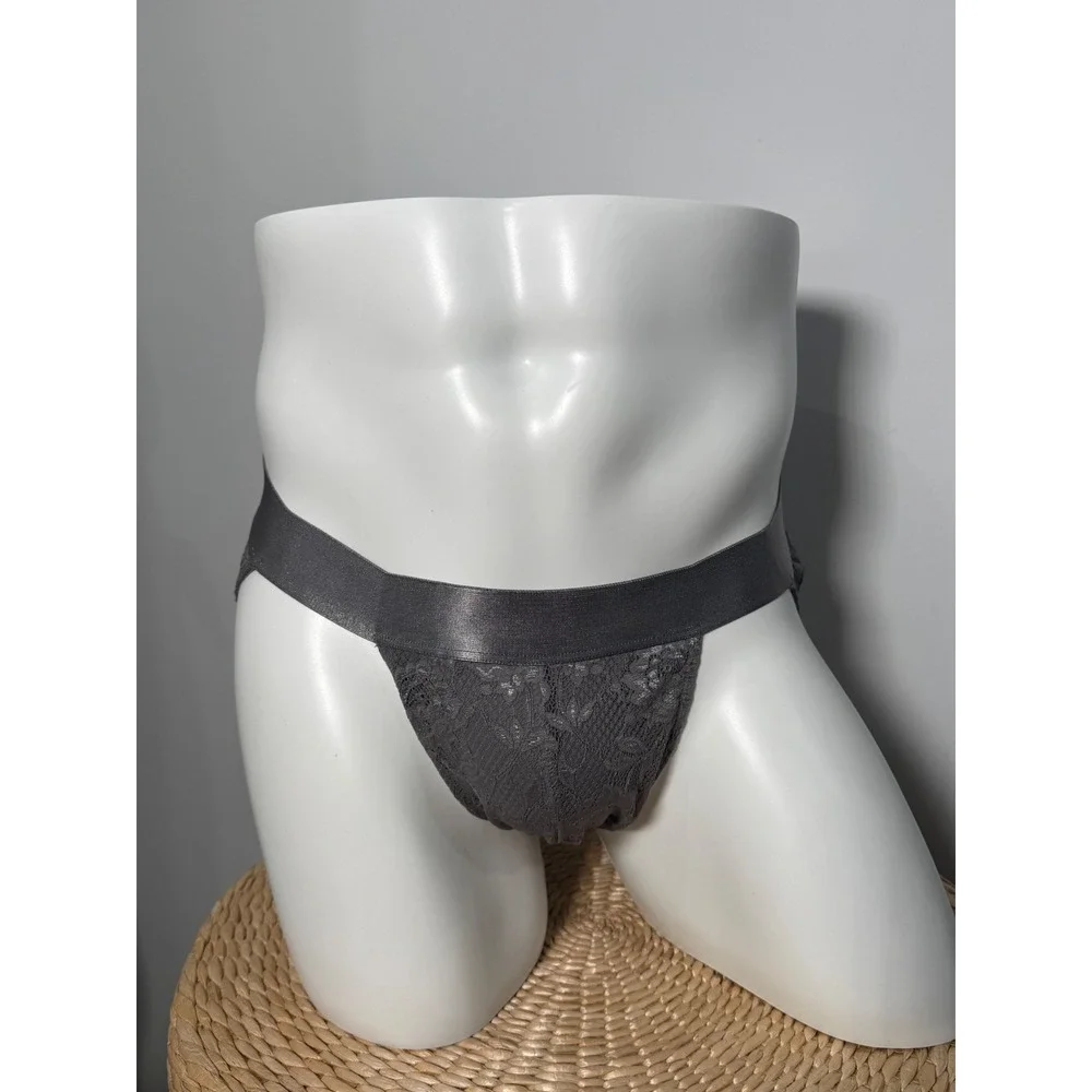 Cosabella‎ Never Say Never Lace Sports Brief Odisha Grey Underwear size XL